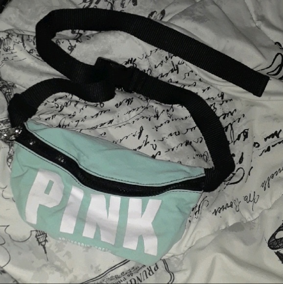 PINK Victoria's Secret Handbags - Pink Spring Break Fannypack/belt bag (Mint Color)